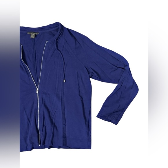 Tommy Bahama Full Zip Blue Jacket Large - Picture 3 of 5